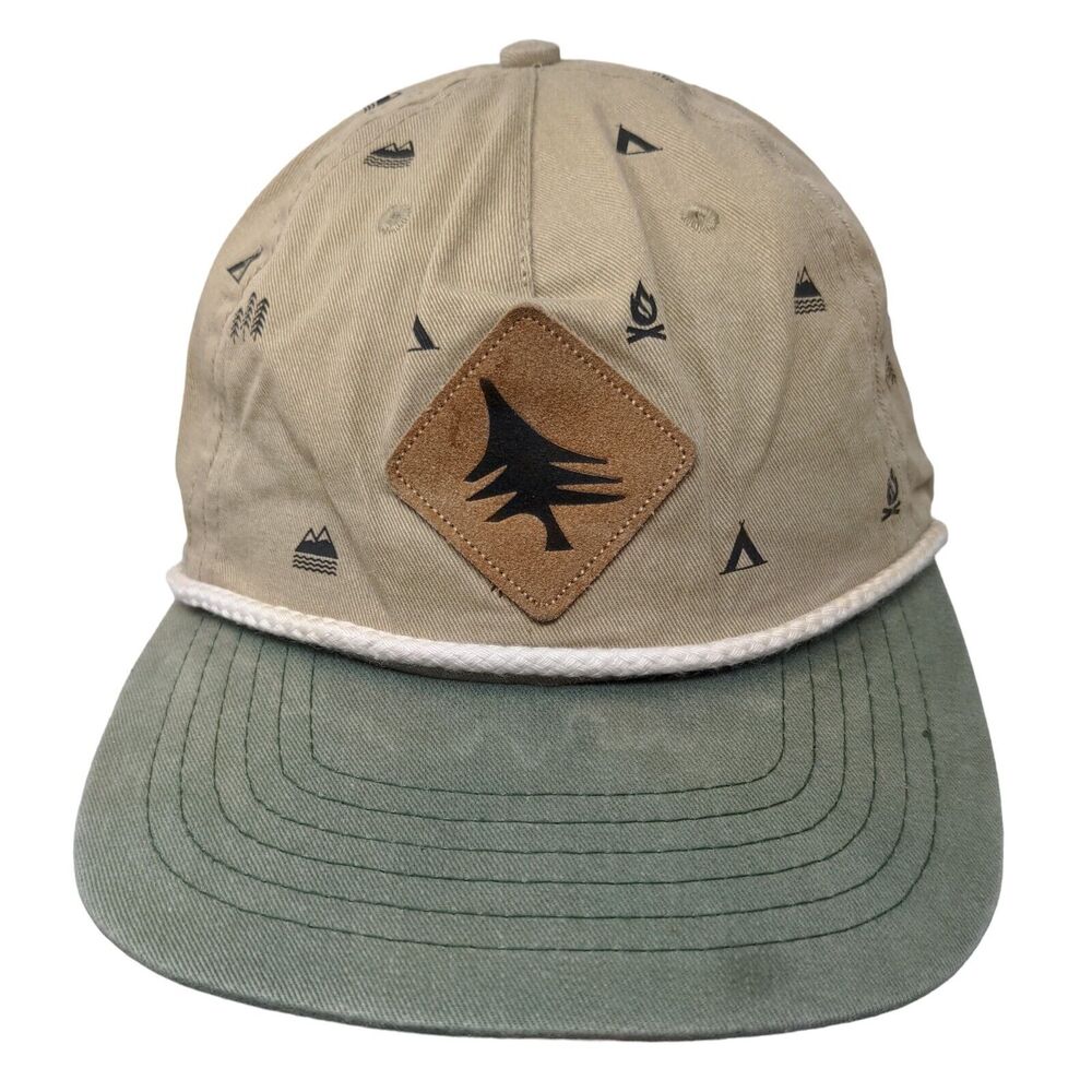 Hippy Helmets Tree Patch Rope Snapback Hat Multi One Size Adjustable